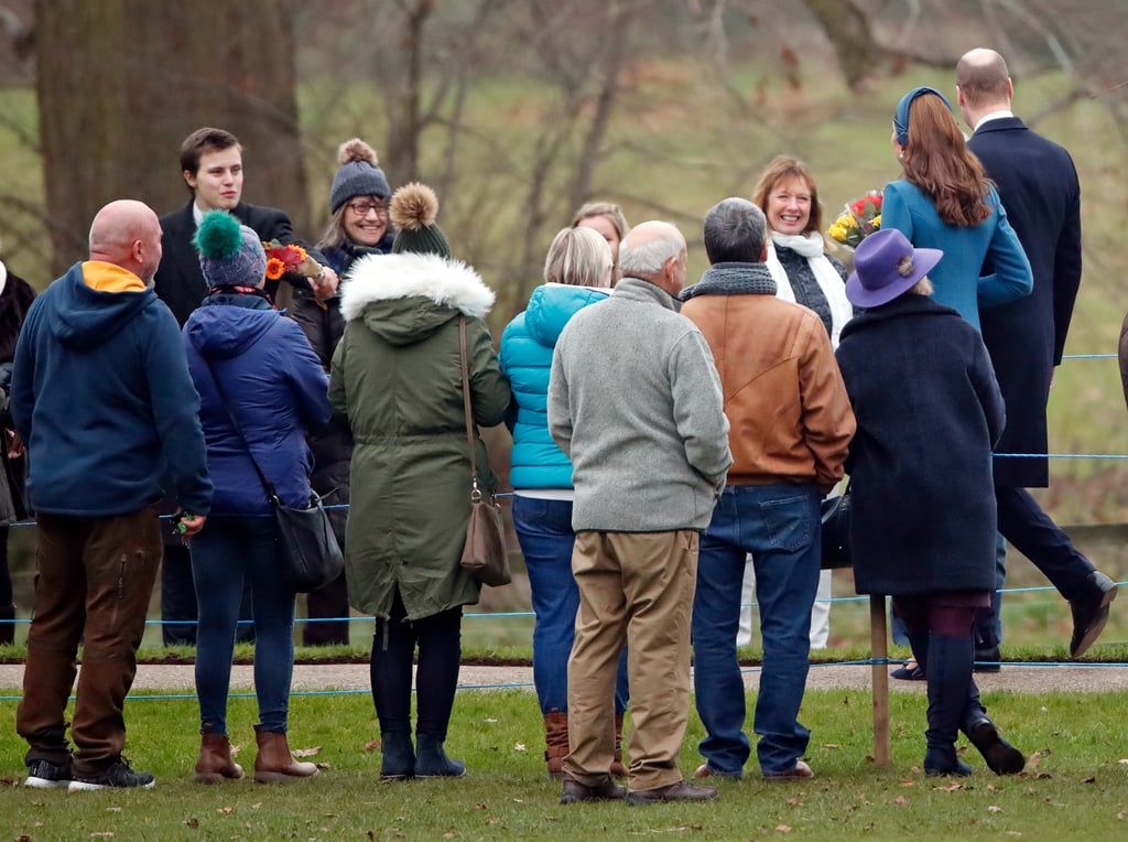 Prince William and Kate Middleton at Church Jan. 2019