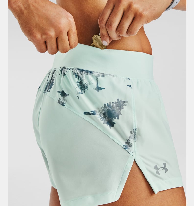 UA Launch 3'' Printed Shorts