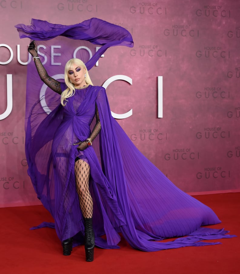 Lady Gaga在英国首映于2021年11月“古奇的房子”