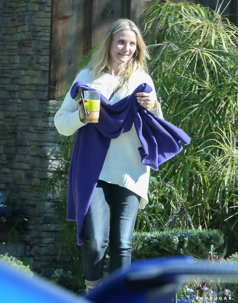 Cameron Diaz Engagement Ring Pictures January 2016