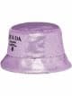 Prada Logo-Embellished Sequined Bucket Hat
