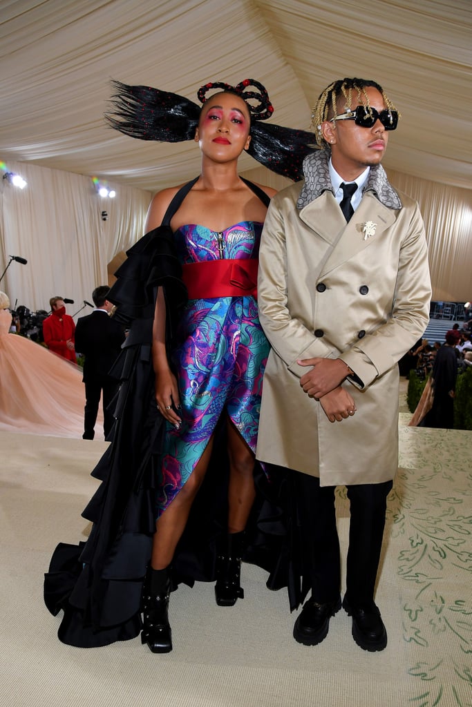 Naomi Osaka and Cordae at the Met Gala 2021