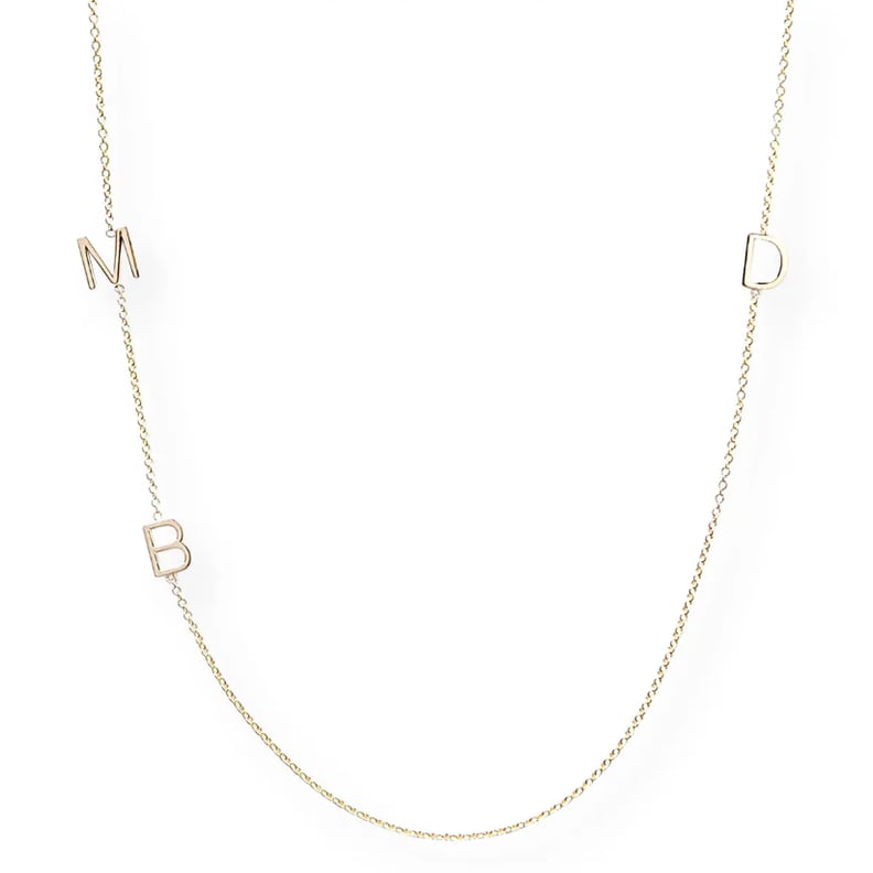 Maya Brenner Designs Mini 3-Letter Personalized Necklace