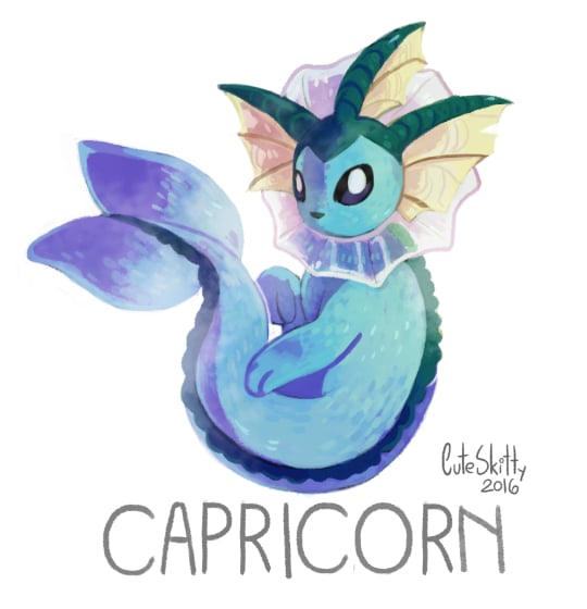 Vaporeon as Capricorn