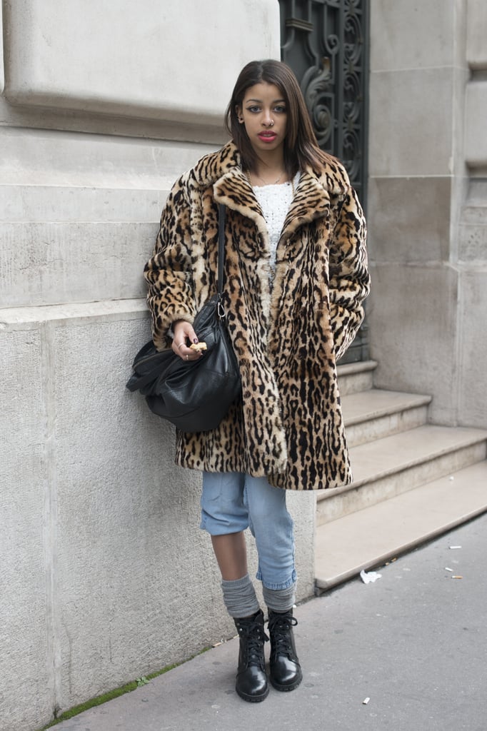 Another testament to the fact that we all need a leopard-print coat in our closets.