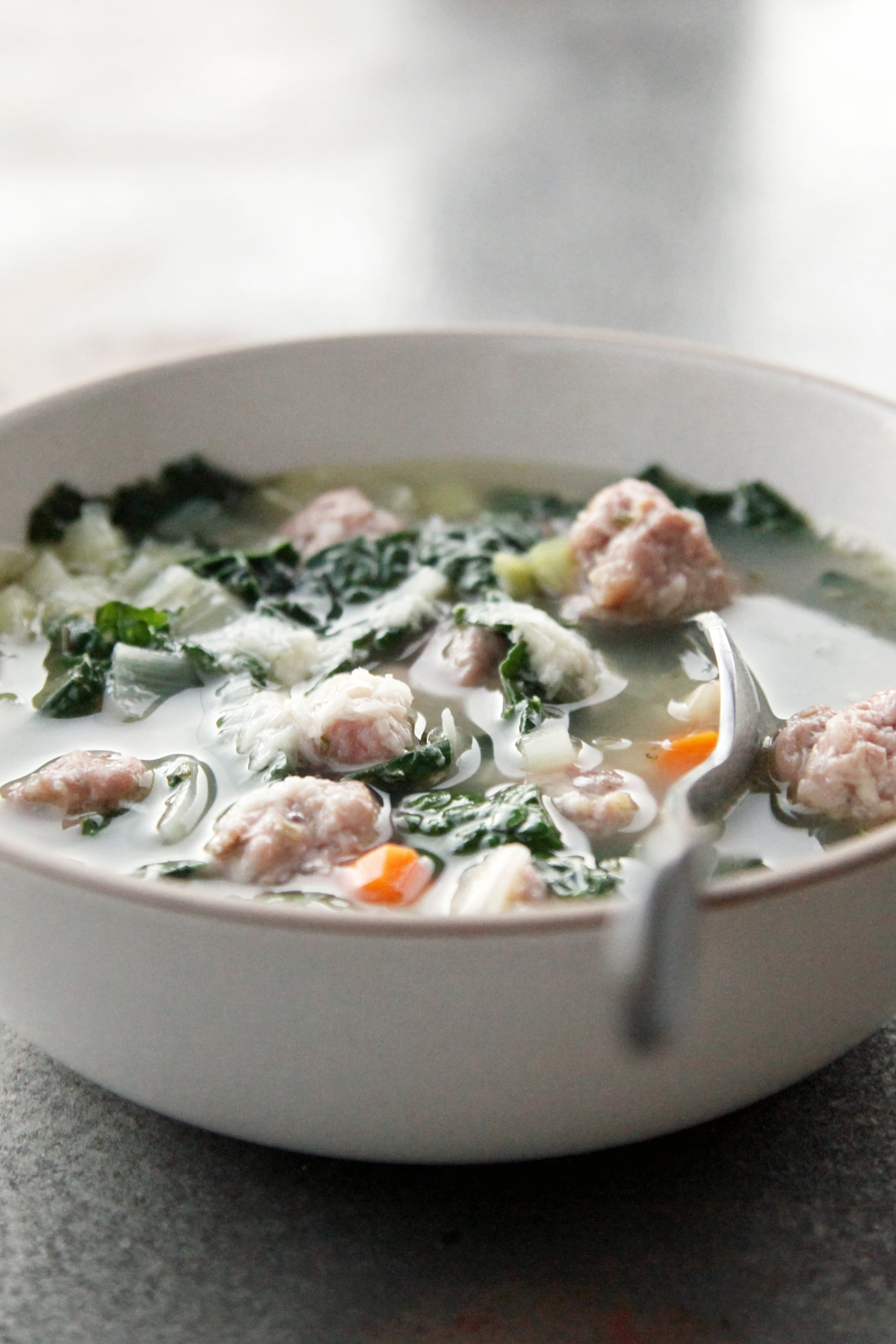 Kale, White Bean, and Meatball Soup 40 Cozy Fall Dinner Recipes to