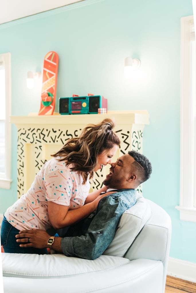 Retro '80s and '90s Engagement Shoot