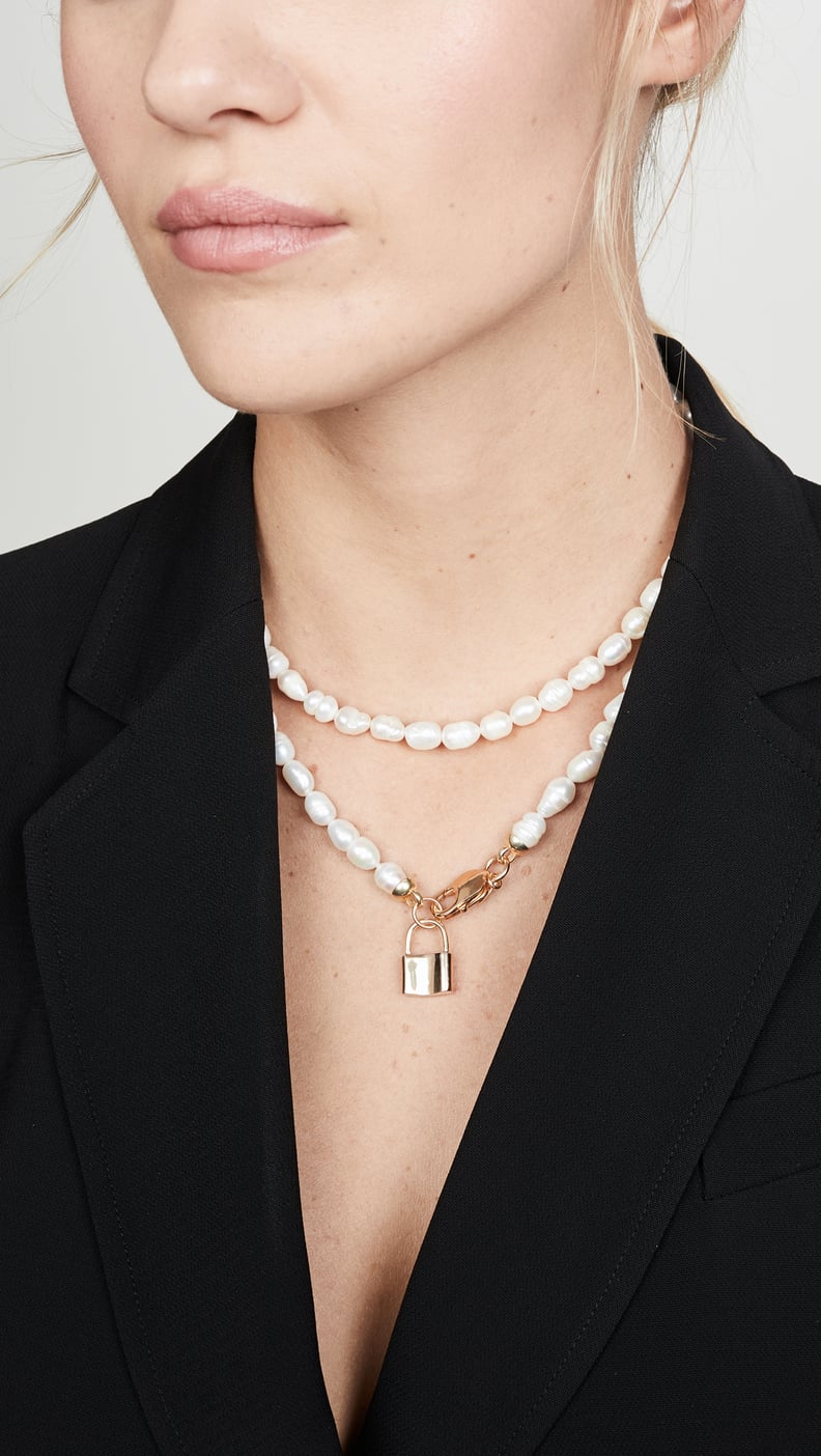 Tiffany Hardwear Pearl Lock Necklace