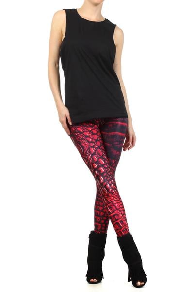 Red Dragon Skin Leggings