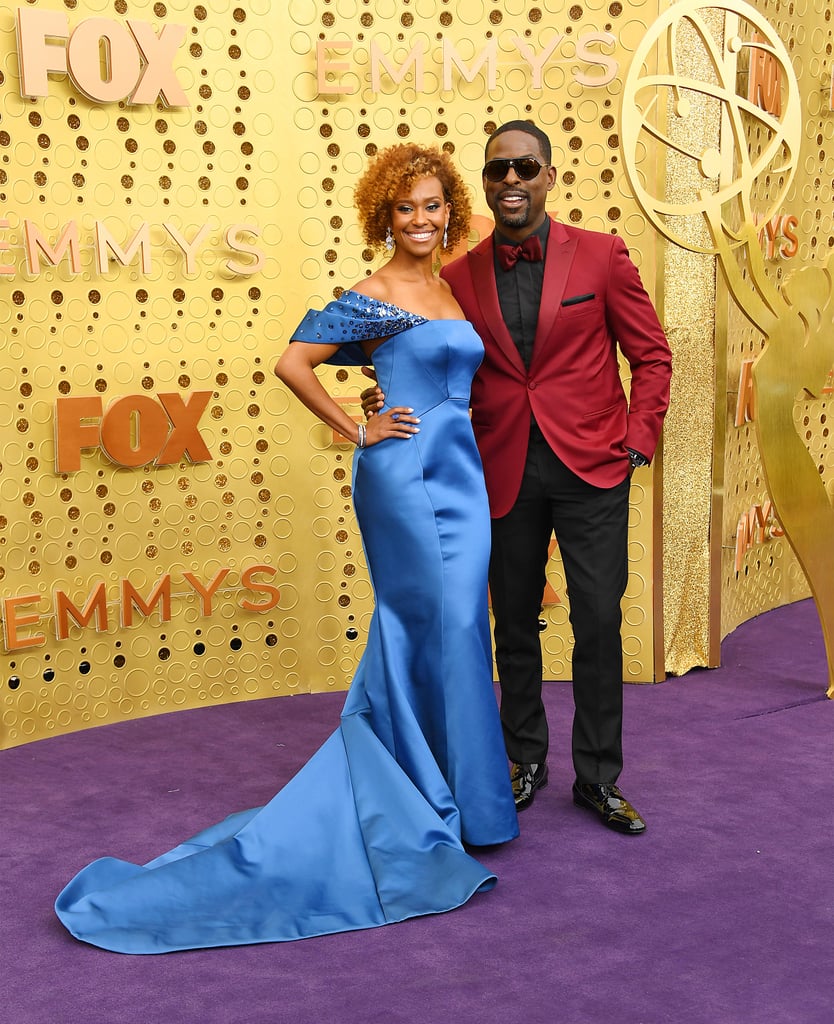 Ryan Michelle Bathe and Sterling K. Brown at the 2019 Emmys