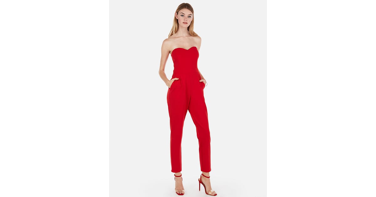 express strapless jumpsuit