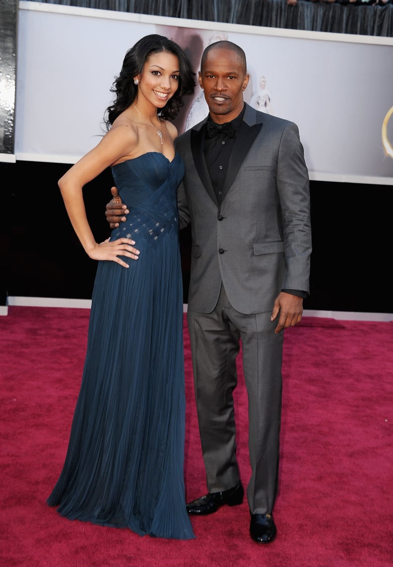 Jamie and Corinne Foxx in 2013
