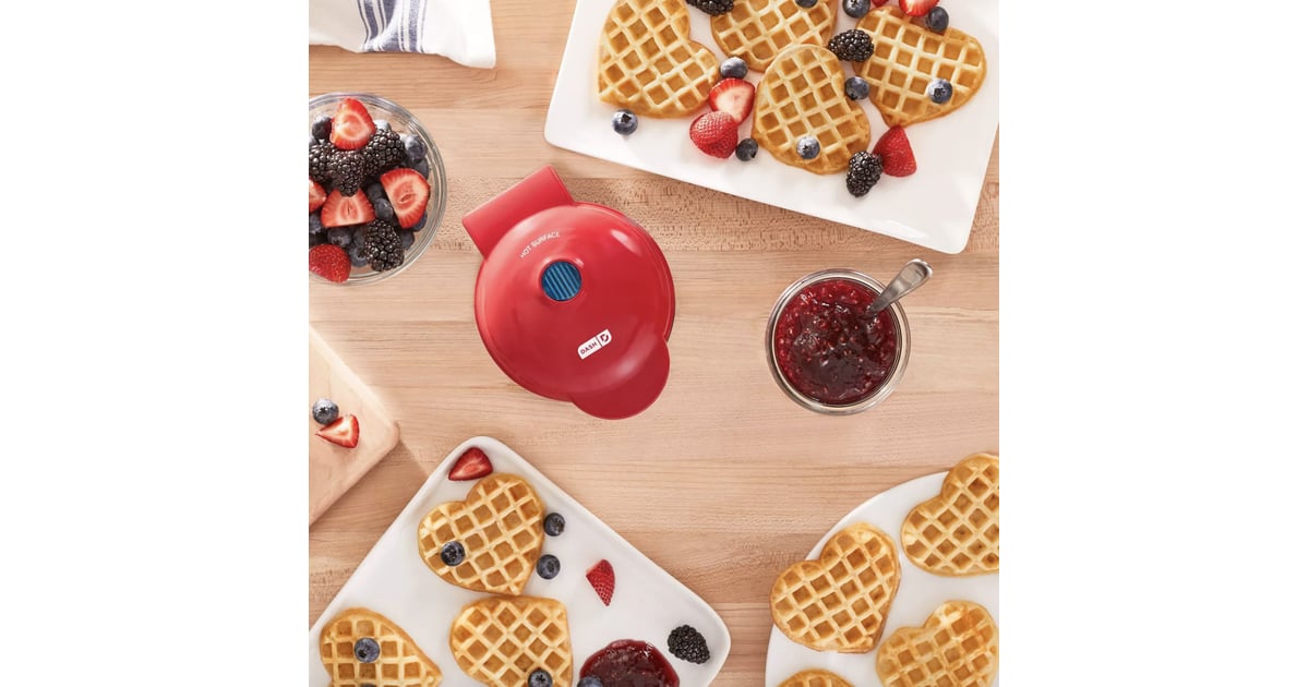 Dash Heart Mini Waffle Maker