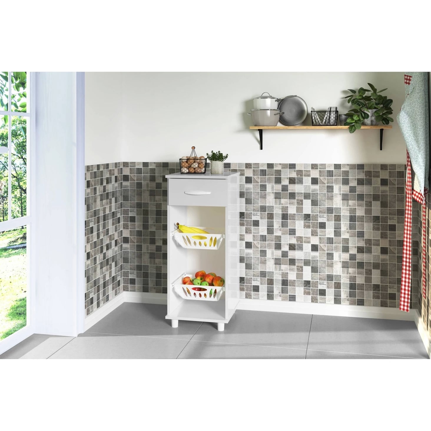 Milford Compact Fruit Cabinet Baskets Keep Your Kitchen Tidy With These 55 Space Saving Furniture Pieces All From Target Popsugar Home Photo 54