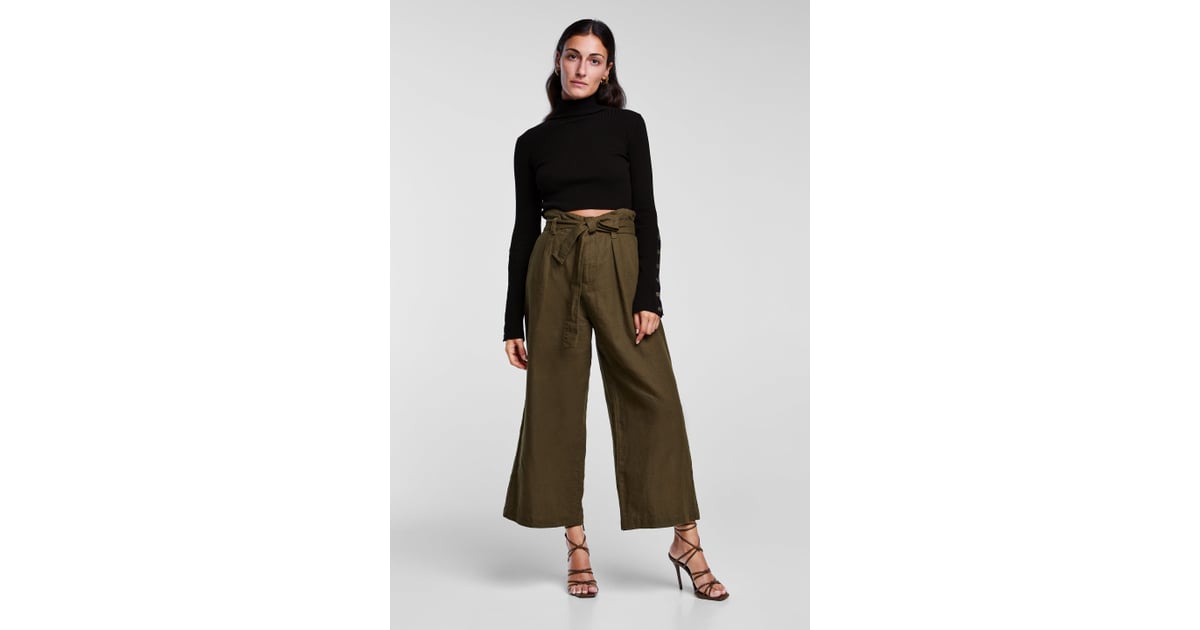 zara paper bag trousers