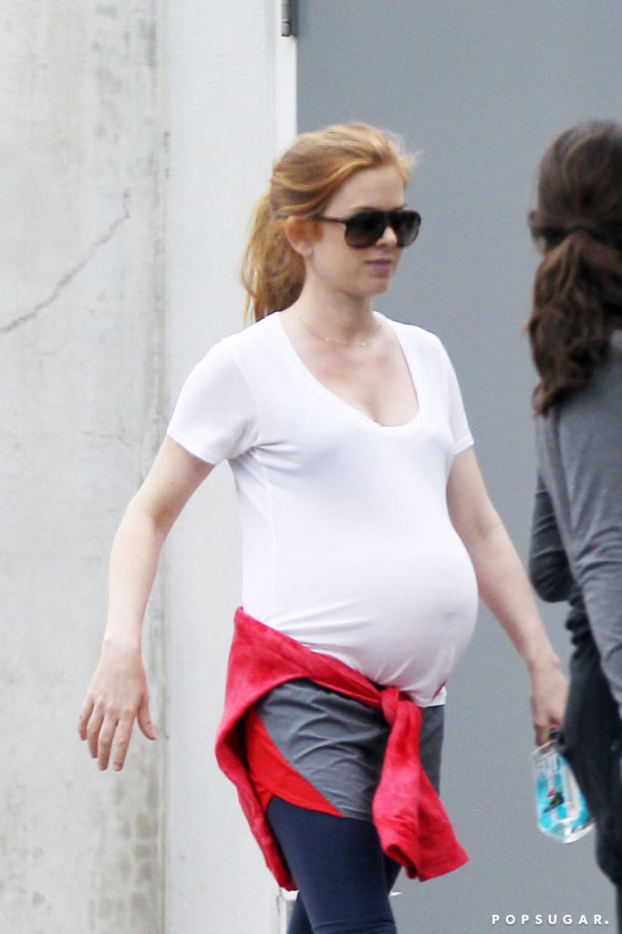 Isla Fisher went for a Thursday hike in Hollywood.