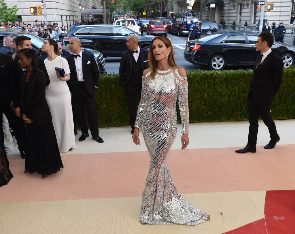 Cindy Crawford at the Met Gala 2016