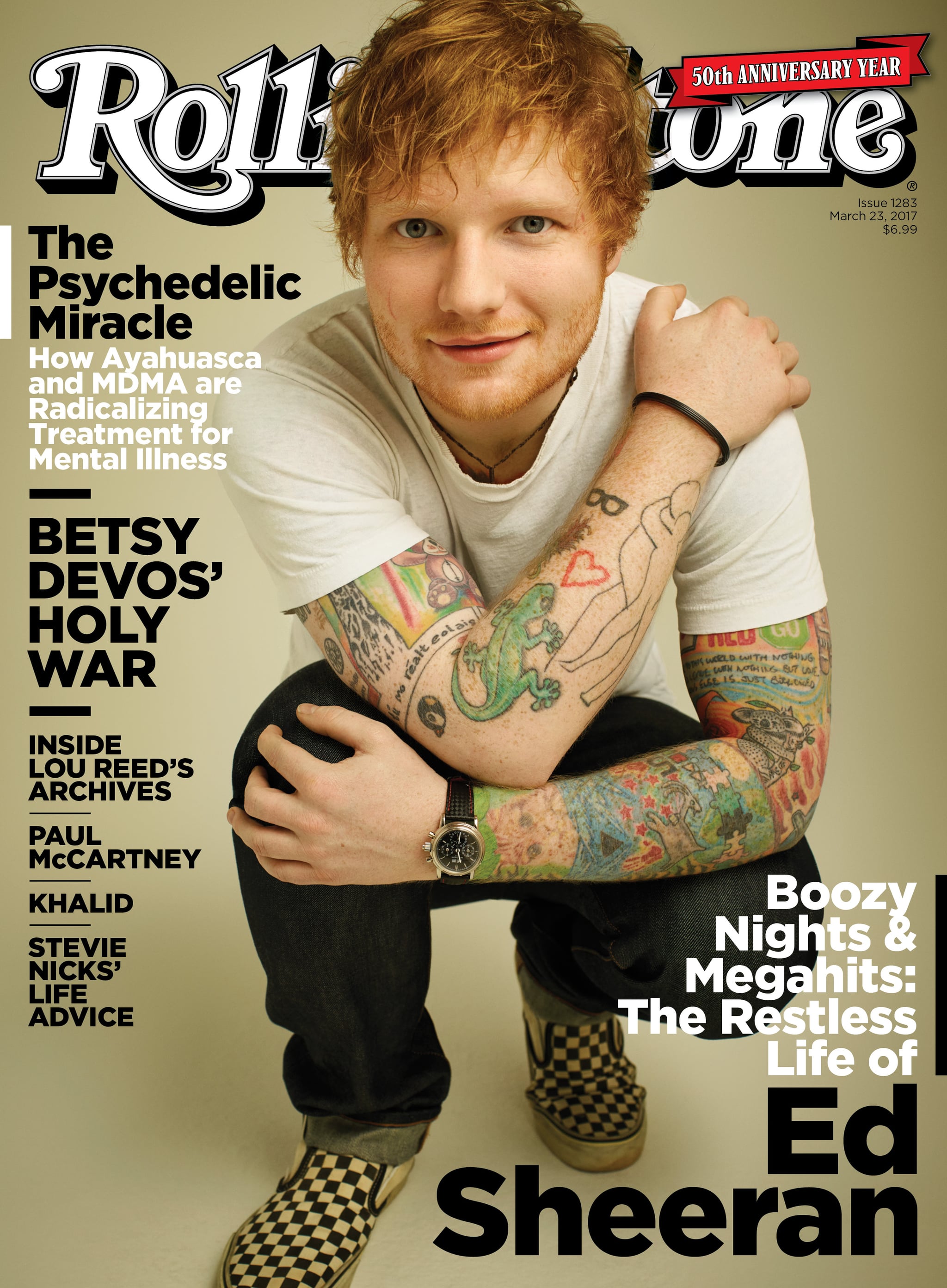 Ed Sheeran Rolling Stone April 2017 Cover Popsugar