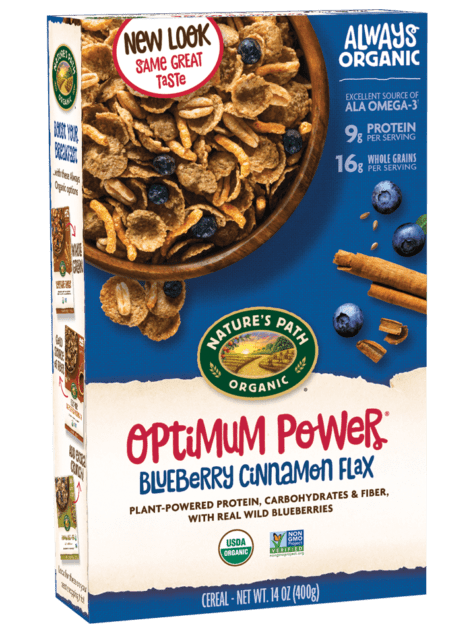 Optimum Power Blueberry Cinnamon Flax Cereal