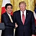Donald Trump Handshake With Prime Minister of Japan Memes