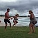 Chris Hemsworth Jump Roping With His Kids