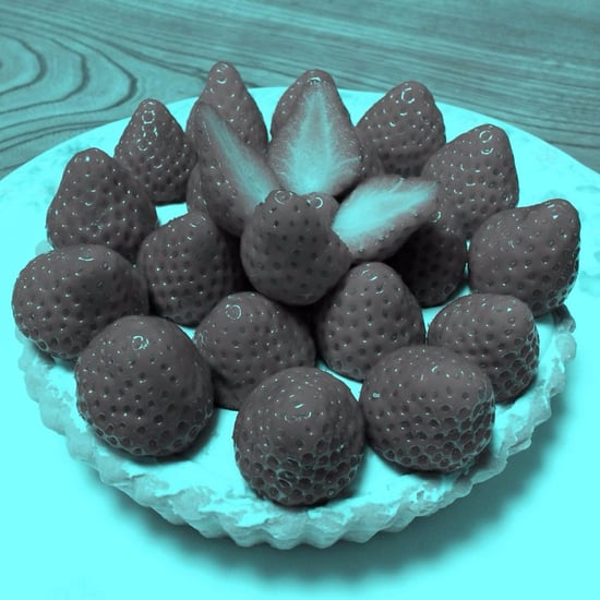 Strawberries Optical Illusion Photo