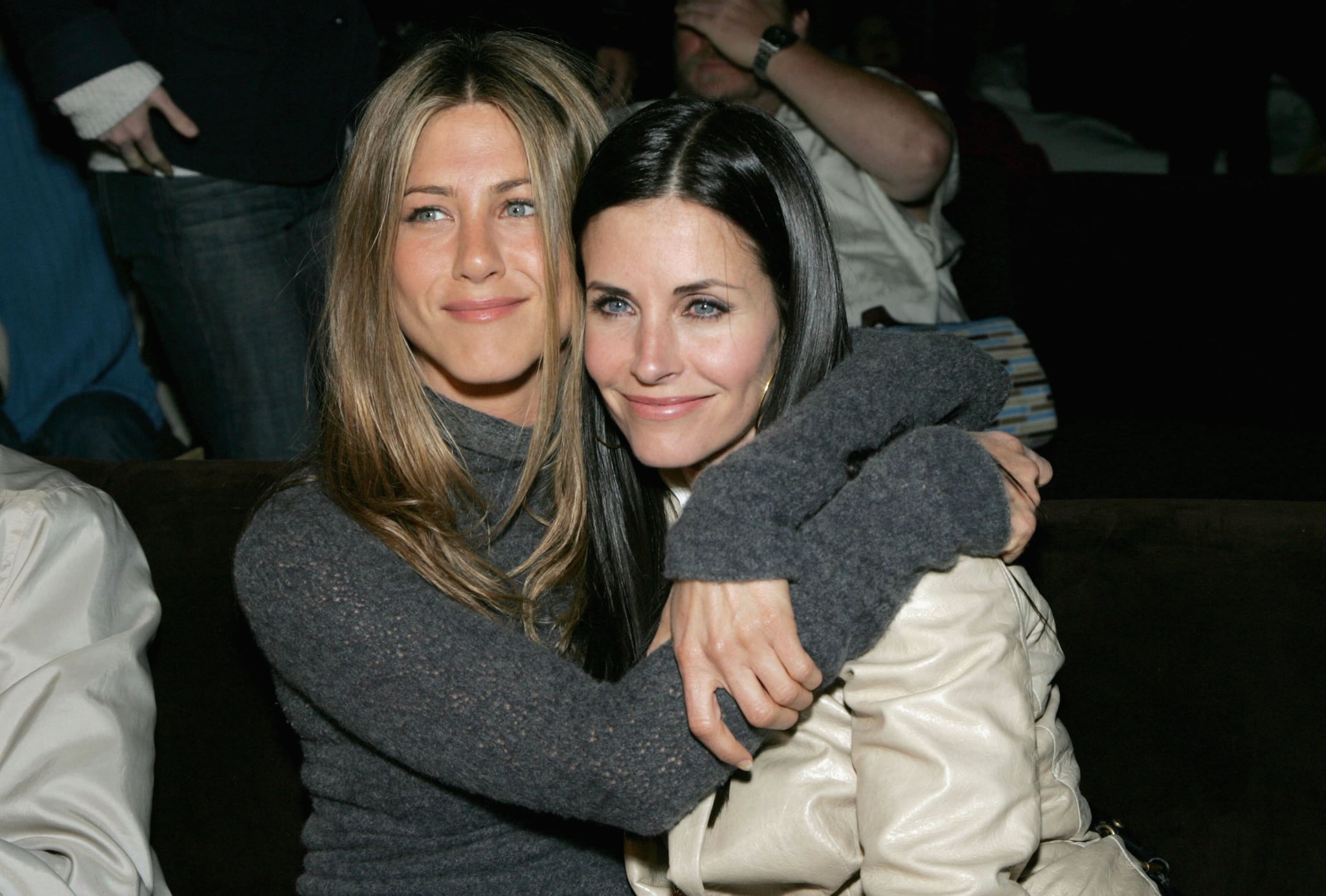 LOS ANGELES, CA - APRIL 11:  Actors Jennifer Aniston and Courteney Cox attend the after party at the L.A. premiere for 