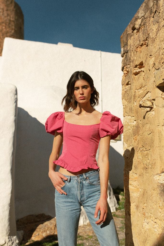 De La Vali Koko Cotton Corset Top