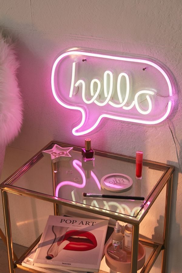 Hello Neon Sign