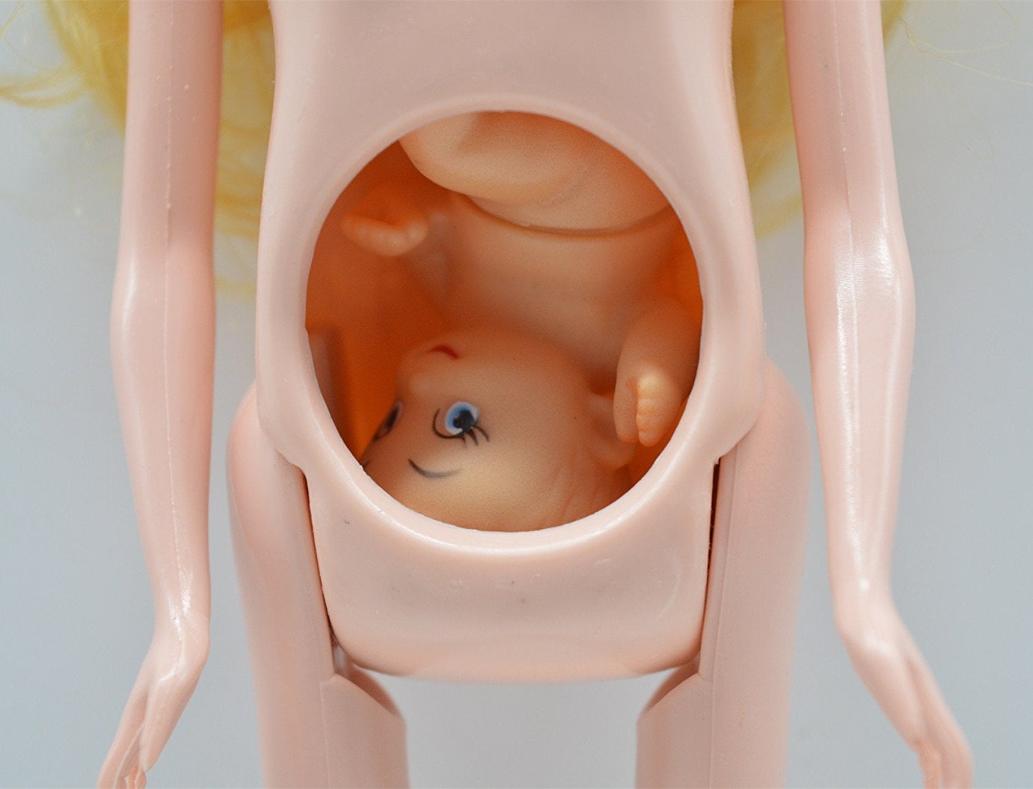 Pregnant belly clearance barbie
