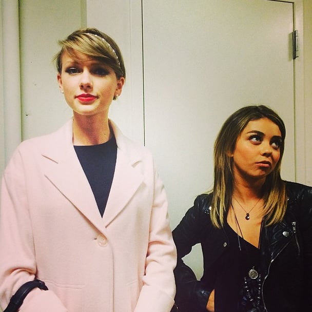 Taylor Swift and Sarah Hyland