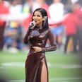 Jhené Aiko Nails Her Super Bowl Debut in a Sequined, High-Slit Gown