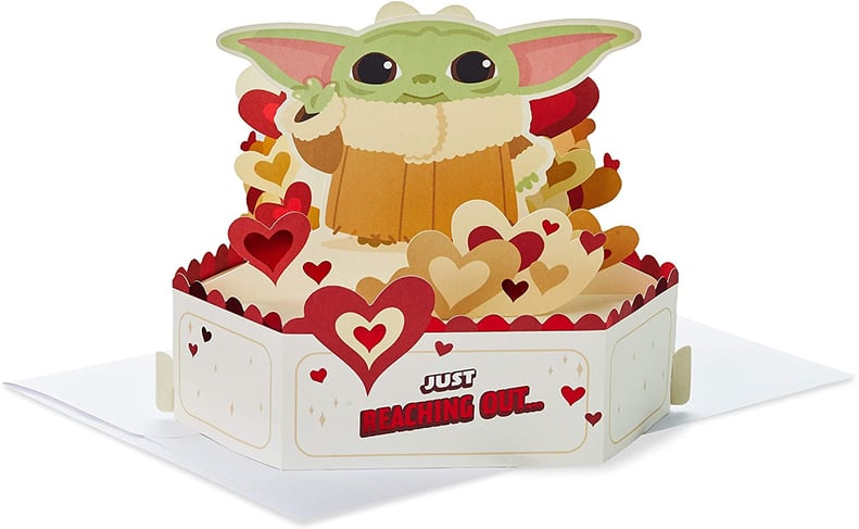 Hallmark Paper Wonder Star Wars Baby Yoda Pop Up Love Card