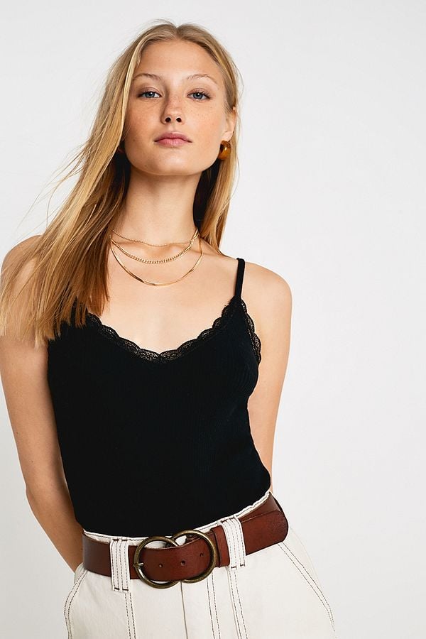 UO Lace Trim V-Neck Cami