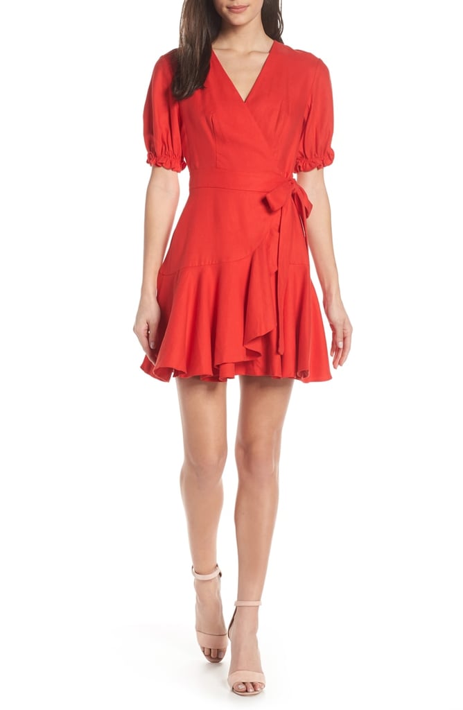 Finders Keepers Aranciata Wrap Dress