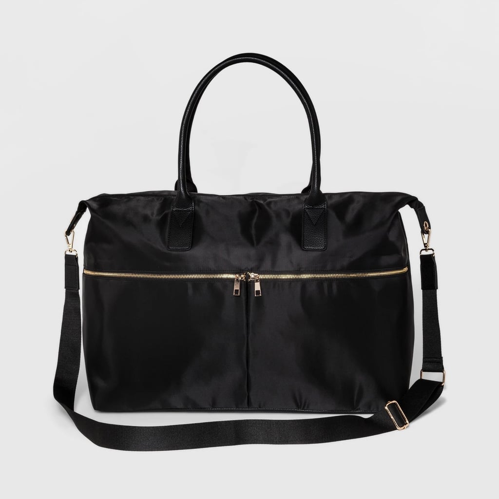 Nylon Weekender Bag in Black | Best Luggage From Target 2019 | POPSUGAR ...