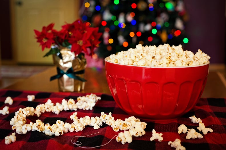 String perfectly popped popcorn around your house.