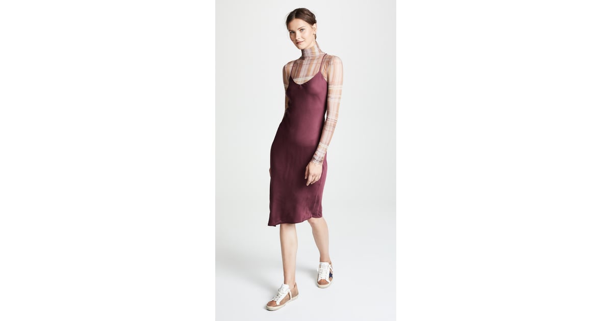 AG Scarlette Slip Dress | How to Wear a Slip Dress in the Fall ...