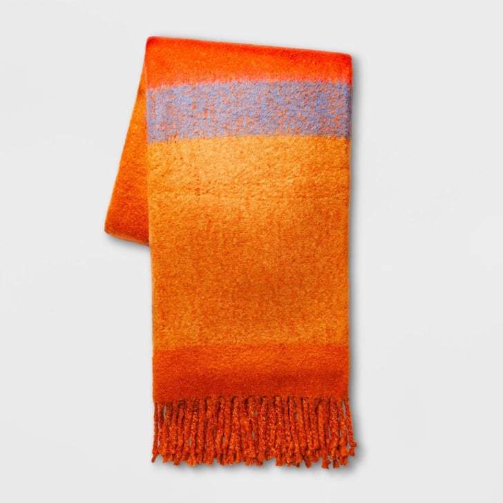 Stripe Faux Mohair Throw Blanket Best Fall Decor From Target 2019