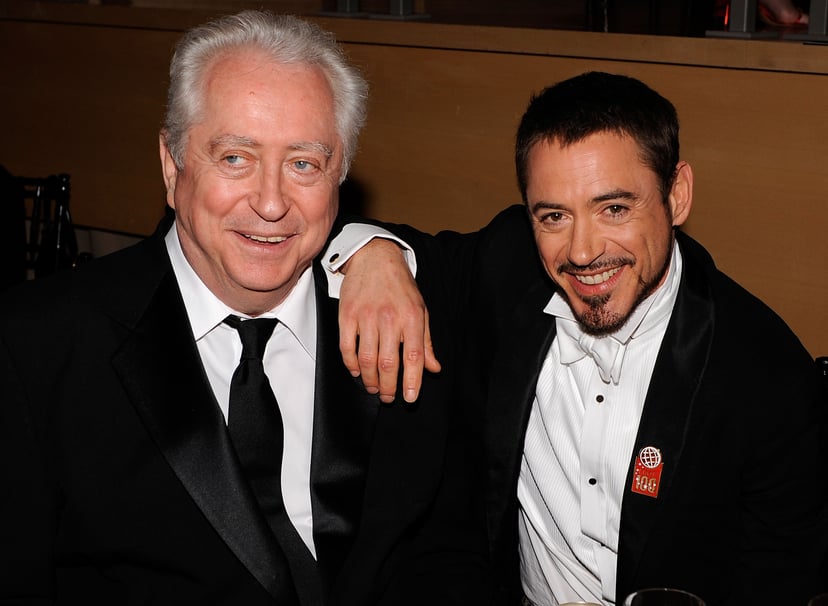 NEW YORK - MAY 08:  Director Robert Downey Sr. and actor Robert Downey Jr. attend Time's 100 Most Influential People in the World gala at Jazz at Lincoln Center on May 8, 2008 in New York City.  (Photo by Larry Busacca/WireImage)