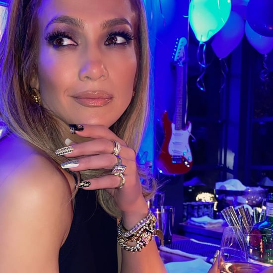 Jennifer Lopez's New Year's Eve Nail Art Is So Glam