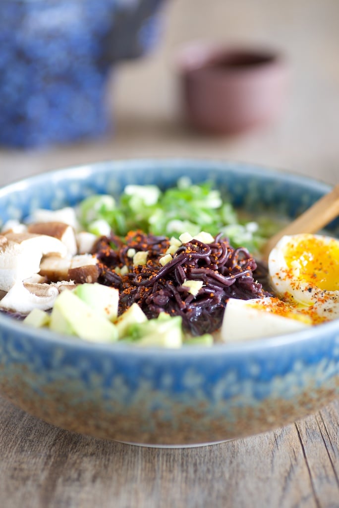 Spicy Black Rice Ramen Bowl