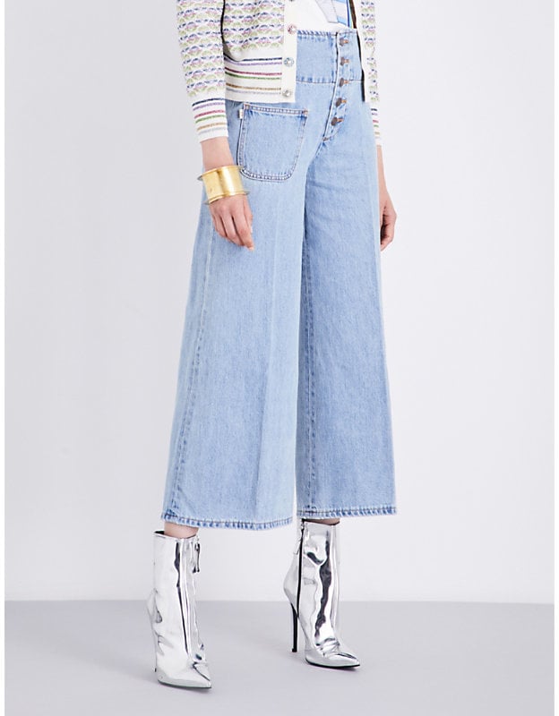 Marc Jacobs Cropped Wide-Leg Jeans