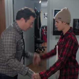 Justin Bieber and Jimmy Fallon Secret Handshake Video 2015