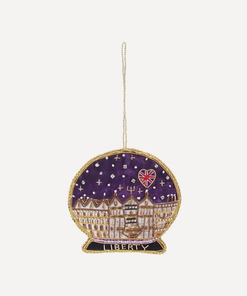 Liberty London Liberty Embroidered Snow Dome Decoration