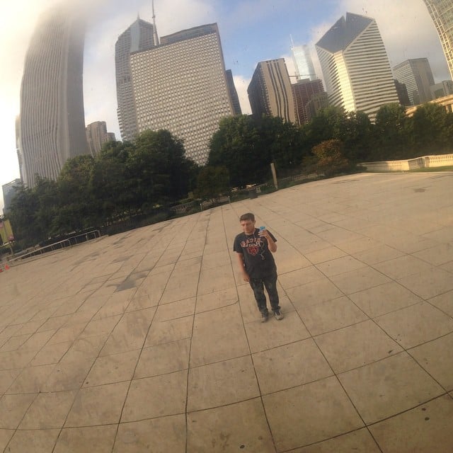 "Both my hotel concierge Alex and new friends on Tinder agree - The Bean at Millennial Park is a must for a great photo-shoot. 'It's the perfect for spot for a wacky photo with all your friends in front of the Chicago Skyline'. Thanks, Alex! #chicagoforone"