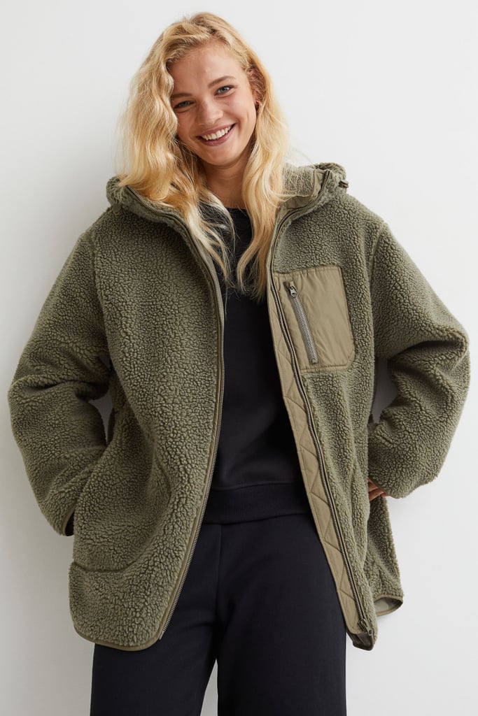A Winter Must Have: H&M Hooded Faux Shearling Jacket