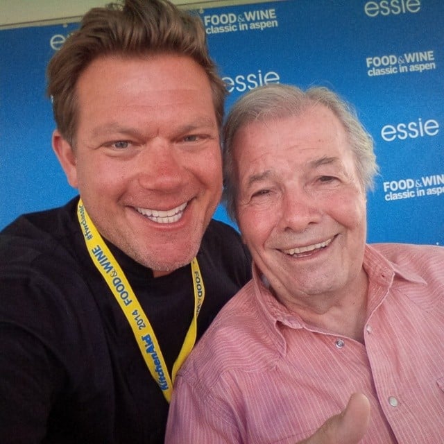 Tyler Florence Took a Selfie With Jacques Pépin