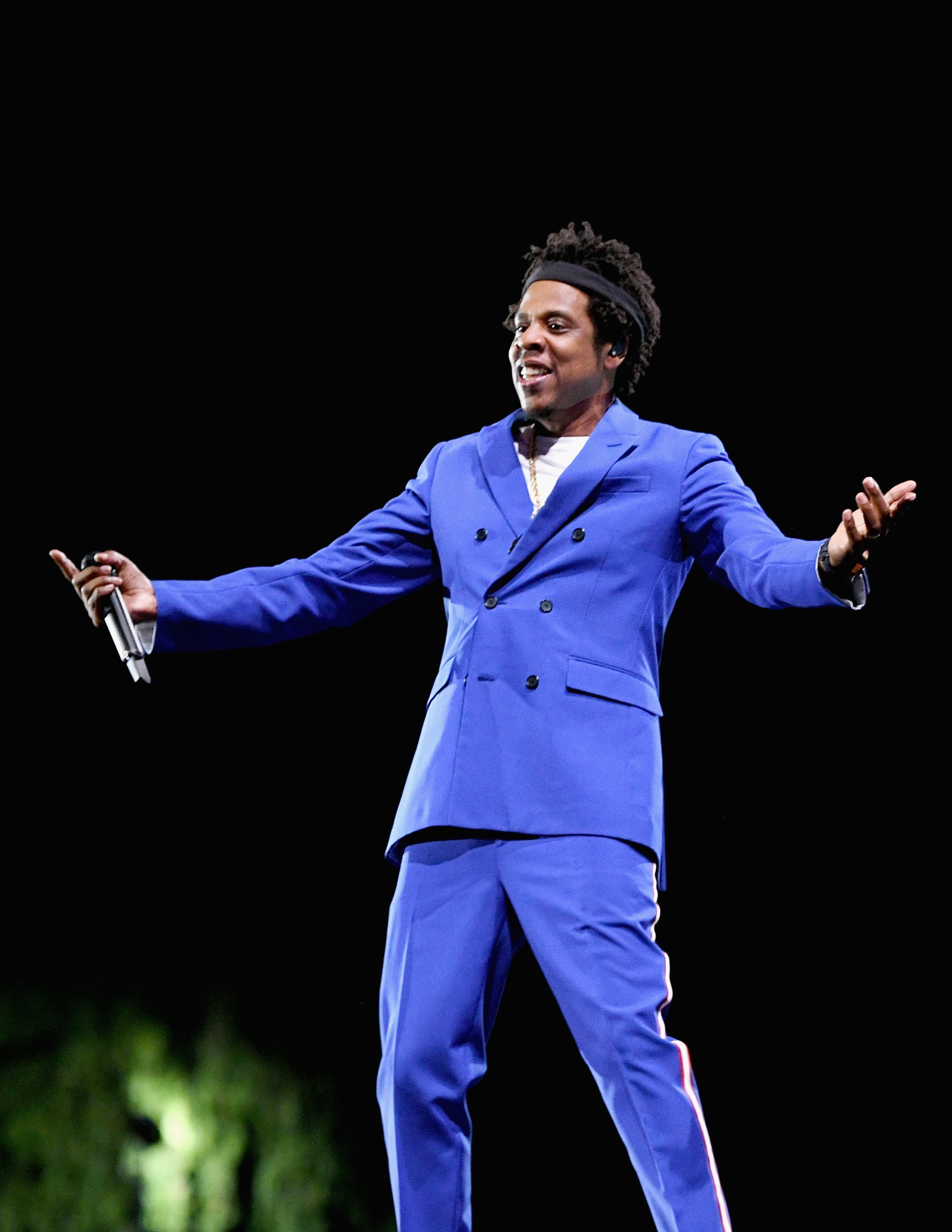 PASADENA, CA - SEPTEMBER 22:  JAY-Z performs onstage during the 'On The Run II' Tour at Rose Bowl on September 22, 2018 in Pasadena, California.  (Photo by Larry Busacca/PW18/Getty Images for Parkwood Entertainment)