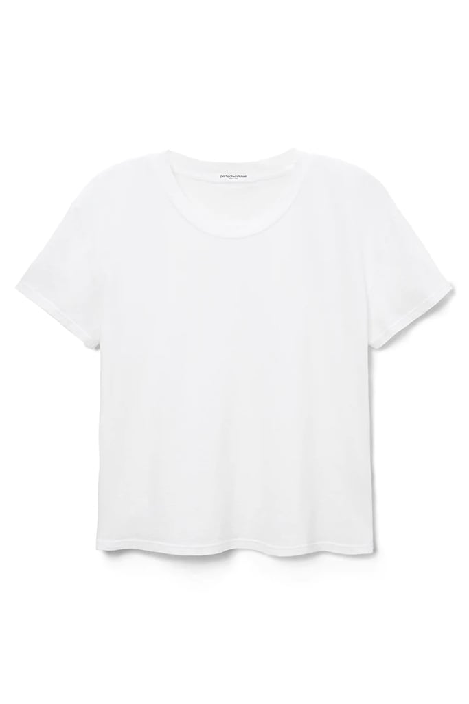 Perfectwhitetee Harley Cotton Boxy Crew Tee